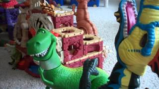 Imaginext Spinosaurus n Pixar Rex [upl. by Nycila402]