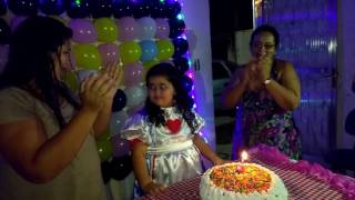 Cantando parabéns no meu aniversario de 5 anos happy birthday [upl. by Erasaec45]