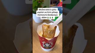 😱😱😱 mcdonalds mukbang christmas noel popüler ezhel06 [upl. by Aratahs]