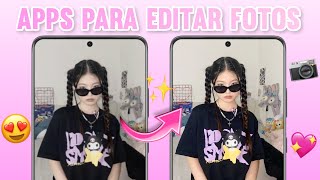 APLICACIONES PARA EDITAR FOTOS GRATIS EN 2024 📱💕 [upl. by Leiad]