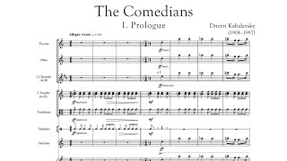 Score Kabalevsky  The Comedians suite Op 26 1940 [upl. by Nyliret]