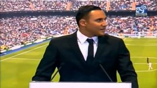 Presentación Keylor Navas en el Real Madrid 12 [upl. by Anneyehc]