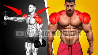 10 Effective Exercises for BIGGER SHOULDERS and TRAPS [upl. by Patsy]