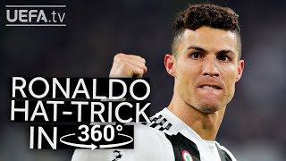 RELIVE RONALDO COMEBACK HATTRICK IN 360° [upl. by Wrightson223]