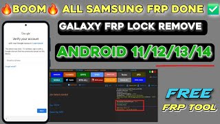 🔥 All Samsung Frp Unlock ✅ December 2024  Android 11121314 Fix ADB Error  Free Frp bypass tool [upl. by Ellen356]