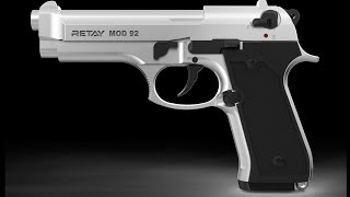 Retay MOD92 blank gun  9mm PAK [upl. by Eiblehs]