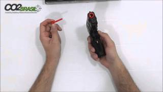 Pistola Eletrica Airsoft UM 654 Sig Sauer P2340 EBB 6mm [upl. by Oiruam]