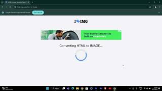 How To Convert HTML Webpage to JPG Image 2024 [upl. by Nittirb]