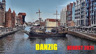 DANZIG Altstadt Hafen  2021 Schiffe und Schifffahrt  Gdańsk Poland [upl. by Dougherty]