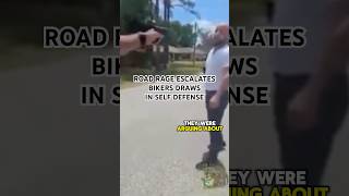 Road Rage Escalates Biker Draws In Self Defense And The Lessons Learned shorts [upl. by Ramsey923]