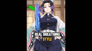 Real Breathing Forms In DEMON SLAYER 😲  demonslayer anime shorts [upl. by Sivaj]