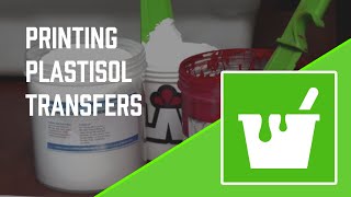 Screen Printing Plastisol Transfers [upl. by Dnalloh244]