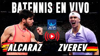 Carlos Alcaraz vs Alexander Zverev  ATP Finals 2024 Turín  Reacción en VIVO [upl. by Trilly971]