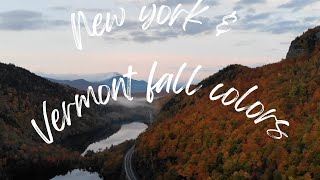 Fall colors  Vermont  New York  Drone View [upl. by Ihskaneem]