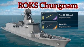 Modern Warships  ROKS CHUNGNAM Missile Brahmos 2  Two heavy powerful Torpedo 🔥🔥 [upl. by Ethban84]