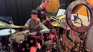 Mateo Channel Episode 72 HELLO MICHAEL JACKSON Beat It Drums Cover [upl. by Publus485]