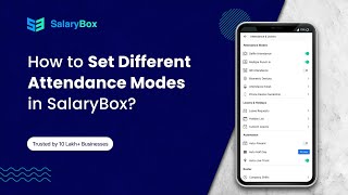 How to Set Different Attendance Modes in SalaryBox English [upl. by Sidoeht]