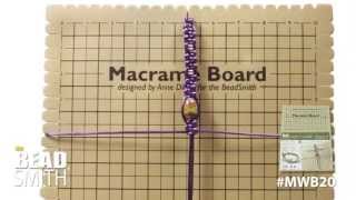 BEADSMITH Macramé Board [upl. by Ahsropal909]