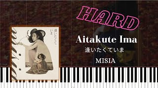 Aitakute Ima逢いたくていまMISIADrama『Jin』Piano TutorialHardSheet Music [upl. by Itnava]