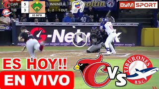 Cardenales de Lara vs Tiburones de la guaira EN VIVO round robin hoy donde ver lara vs tiburones hoy [upl. by Yenrab500]