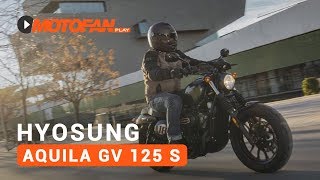 Hyosung Aquila GV 125 S  Prueba opinión y detalles  Motofan [upl. by Onitnevuj418]