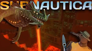 Going into the LAVA ZONE  Subnautica LIVE [upl. by Faden]