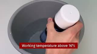 Wunda Spray Adhesive  Operating temperature Advice [upl. by Yenduhc899]