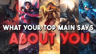 What Your Top Main Says About YOU [upl. by Toffey]