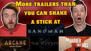 Finch Sandman Arcane The Harder They Fall and more  Trailer Reactions  Trailpalooza 3 [upl. by Filberte]