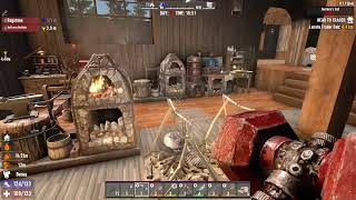 7 Days to Die CoOp  Episode 7 Part 5  Day 35 with New Armor and Steel Sledgehammer [upl. by Stelle]