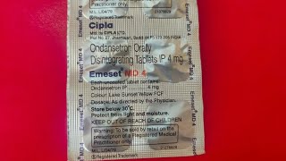 Ondansetron tablet  Emeset MD 4 tablet use in hindi [upl. by Idnarb]