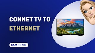 How to Connect Ethernet on Samsung UN32N5300AF TV [upl. by Ytok]