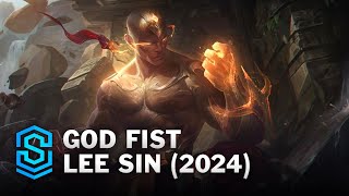 God Fist Lee Sin Skin Spotlight  League of Legends [upl. by Yllatan388]