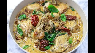 Creamy Sun Dried Tomato Chicken [upl. by Lachish133]