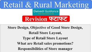 store design  store layout  retail sales promotion  Store manager  Retail and rural marketing [upl. by Lathrop]