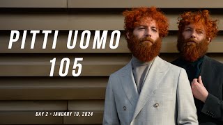 Pitti Uomo 105 Street Style 2024  Mens Clothing and Accessory Collections Day 2 [upl. by Hardner]