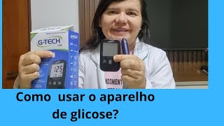 G techaparelho de glicemia como usar [upl. by Nylahsoj]