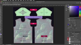 Teespring Design Template Tutorial AllOver Print Tees [upl. by Ailugram]