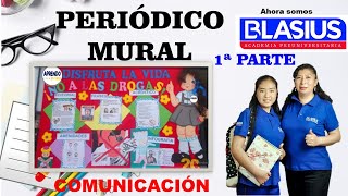 CÓMO HACER UN PERIÓDICO MURAL1APRENDO EN CASASECUNDARIASEMANA 22 Y 23 [upl. by Finella]