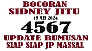 PREDIKSI SIDNEY 18 MEI 2024  BOCORAN SINDEY HARI INI  RUMUS JITU SIDNEY HARI INI  SDY HARI INI [upl. by Kenneth]