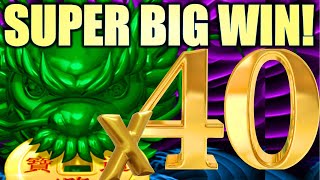 ★SUPER BIG WIN★ BAM X40 MULTIPLIER HIT 🐲 5 DRAGONS RAPID Slot Machine ARISTOCRAT GAMING [upl. by Nariko506]