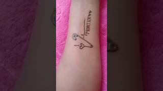 Trending tattoo design tattoos 💕 viralvideo trending mehndidesign trend [upl. by Nnaecyoj]