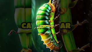 The Miracle of Butterfly Metamorphosis From Caterpillar to Beauty 🦋 shorts metamorphosis [upl. by Ahsyas]