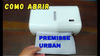 Como ABRIR e colocar PAPEL TOALHA no dispenser PREMISSE Urban [upl. by Hawthorn13]