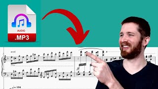 How to Instantly Convert an mp3 Audio File into Sheet Music for Free AnthemScore and MuseScore [upl. by Eanore]