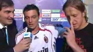 Intervista SKY Oddo  Ambrosini Milan  Liverpool [upl. by Tasha]