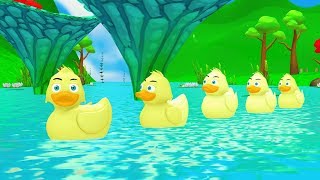 Five Little Ducks Kids song  The kids song [upl. by Ramirol419]