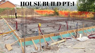 Finally I started building my own house Pt1 foundations and concrete slab [upl. by Nataniel]