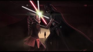 Ahsoka Tano vs Darth Vader  Dublado PTBR HD 1080p [upl. by Vil]