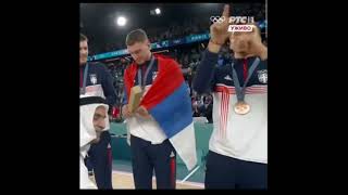 Bogdan Bogdanovic ispalio sheika na dodeli medalja [upl. by Mellman]